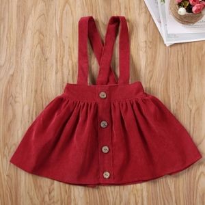 GIRLS 2T - 3T Red CORDUROY Dress